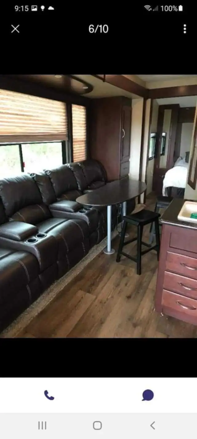 2014 37 Ft Heartland 290 SS Torque TOY HAULER in Travel Trailers & Campers in Cape Breton - Image 3