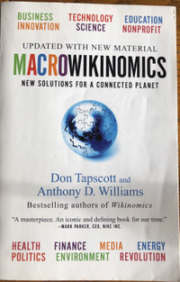 Macrowikinomics New Solutions for a Connected Planet - paperback