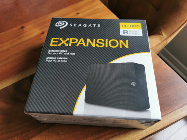 BRAND NEW Seagate 14TB USB 3.0 External Hard Drive Expansion HDD in System Components in Ottawa