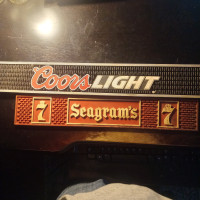 Coors Light/Seagrams 7 bar mats