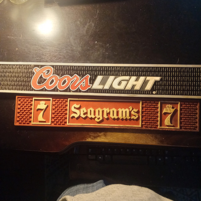 Coors Light/Seagrams 7 bar mats in Arts & Collectibles in Kitchener / Waterloo