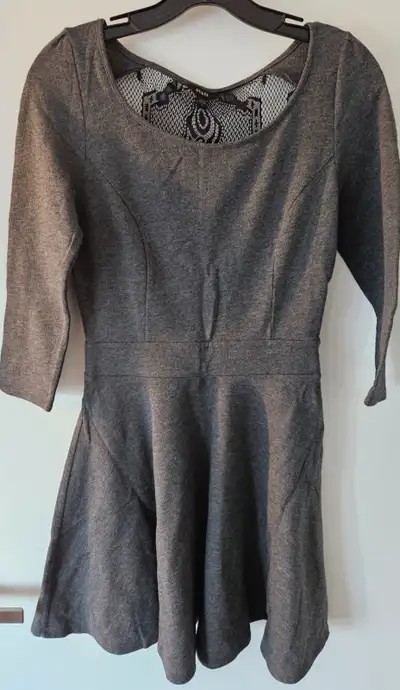 Guess Grey Fall Dress, Size Small, View more
