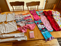Girls Size 5-6 Underwear & Pajama Lot