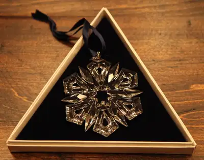 1999 Swarovski Crystal Snowflake Ornament - MIB, View more