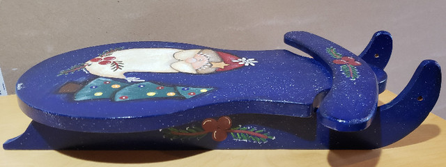 Décoration Noël, luge de noël peinte à la main dans Décoration intérieure et accessoires  à Laval/Rive Nord - Image 2