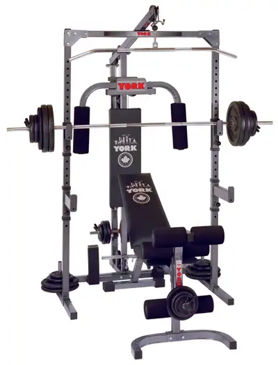 $120 - New in box Weight Bench only from York 3000 Power station, Voir plus