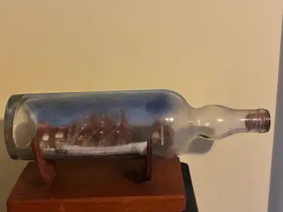 VINTAGE SHIP IN A BOTTLE, View more