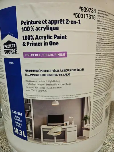 RONA 2-in-1 Acrylic Paint and Primer BEIGE, View more