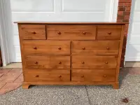 Nadeau Solid Wood 9 Drawer Dresser