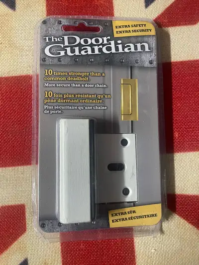 Enhance your home security with The Door Guardian, offering 10 times the strength of a common deadbo...