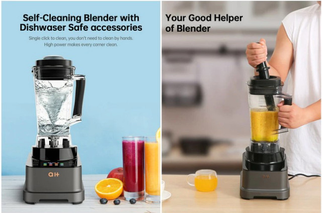 Aukey Home 68 oz Blender 1200W with Variable Speeds Control in Processors, Blenders & Juicers in Mississauga / Peel Region - Image 3