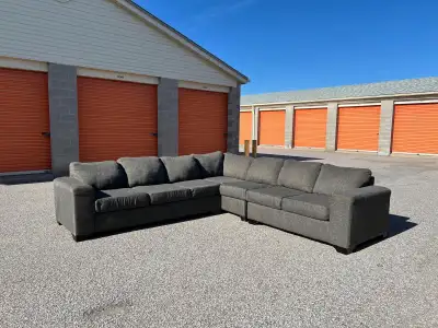 Grey Corner Sectional , View more