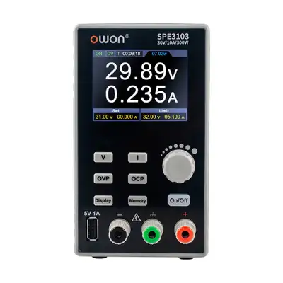 OWON 1 Channel Liner DC Power Supply SPE3103 Adjustable Laboratory 2.8Inch LCD Power Supply Voltage...