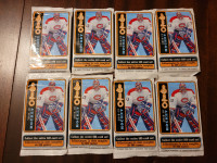 Lot of 8 packs of 2018-19 O-Pee-Chee Sealed