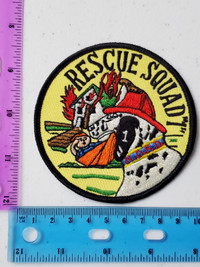 New Orleans fire department rescue squad 1 patch dalmatian dog