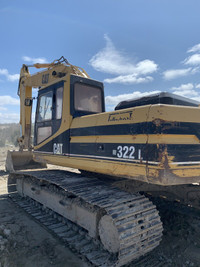 2000 CAT 322L Excavator - New Rollers and Under Carriage