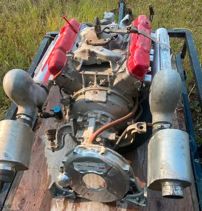 Riverboat 440 Mopar Engine professionally rebuilt. Comes with all mounts and bell housing, aluminum...