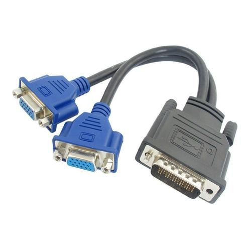Câble 20 cm LFH 59 mâle vers femelle double VGA DMS 59 dans Câbles et connecteurs  à Ville de Montréal