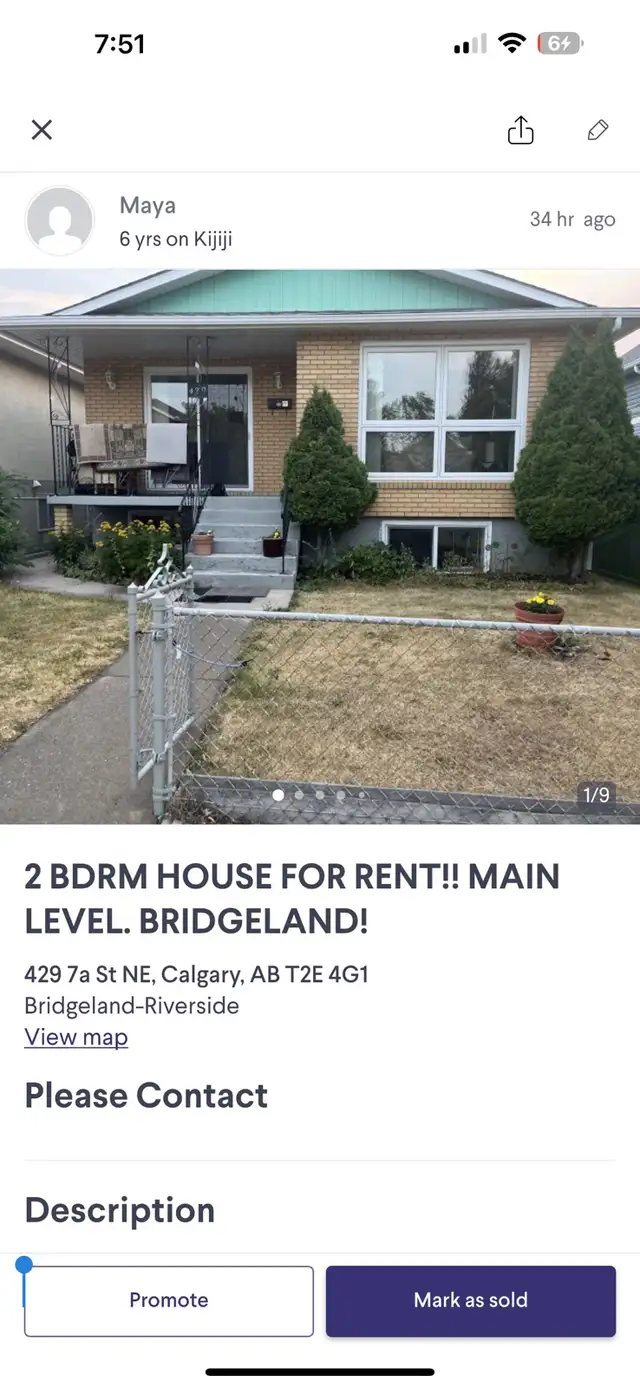 TWO BDRM HOUSE FOR RENT IN BRIDGELAND! NEAR DOWNTOWN