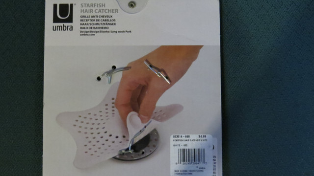 Umbra Starfish Hair Catcher - Brand New in Package in Health & Special Needs in Muskoka - Image 2