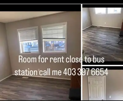 Room For Rent close to bus and train rent $650 + 20 % bills