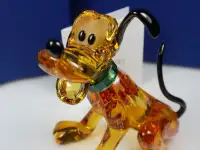 SWAROVSKI CRYSTAL Disney Figurine ~ PLUTO Dog #1119964 Coloured!
