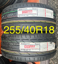 2 x 255/40R18 Bridgestone Potenza S001 Run Flat (2 Tires) 