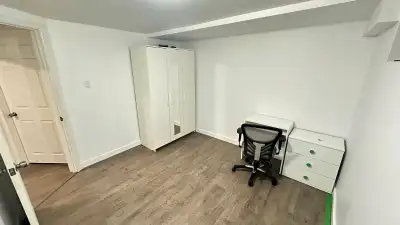 One room available for rent in 3 bed 1.5 bath basement unit walkable distance from Markham and Lawre...