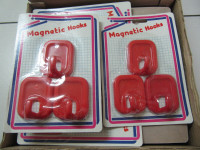 24 piece lot of Refrigerator 3pc Magnetic Hooks New In Package!