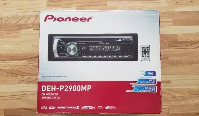 https://www.pioneerelectronics.ca/POCEN/Car/CD-Receivers/DEH-P2900MP Valeur de 200$ Caractéristiques...