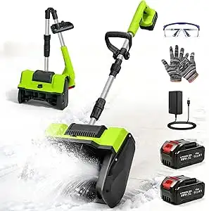 YIMIDM Cordless Snow Blower, 21V 12-Inch Electric Snow Shovel, E, View more