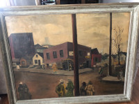 Ashcan School Antique Oil Painting + Private Art Collection Sale