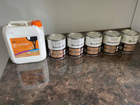 Loba Hardwood floor finish and Dura Seal Penetrating wood stain