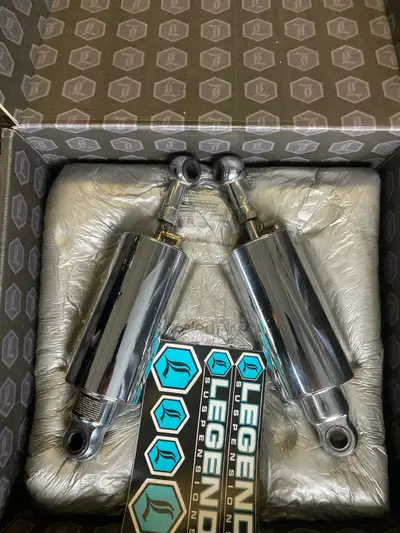 Chrome air shocks for Softail 1989-99 Like new