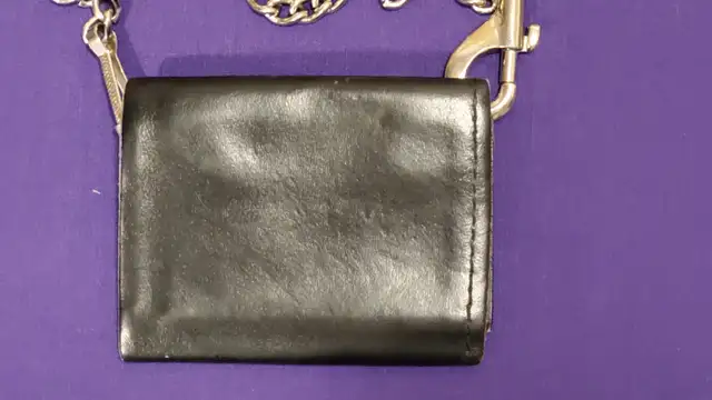 Leather Trifold Chain Wallet in Men's in Red Deer - Image 7