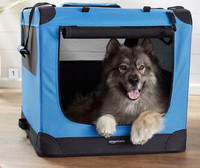 Pet crate travel collapsible