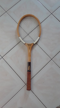 Vintage 1960s Era Wooden Tennis Racquet