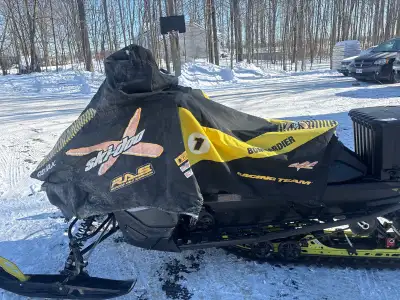 Heavy duty canvas cover good condition fits rev chassis asking $400