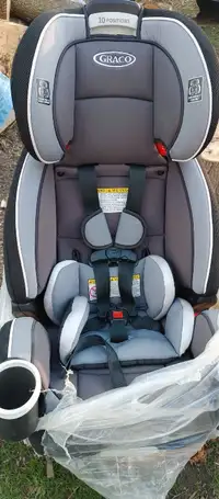 Graco 4 ever car seat, diapers, baby seat