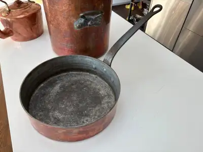 Two excellent pieces! 1. The William Sonoma Mauviel 1830 Stock pot with lid has been sold. 2. Willia...