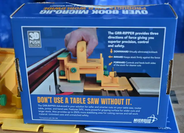 Microjig GRR-Ripper 3D Pushblock Model GR-200 in Power Tools in Edmonton - Image 5