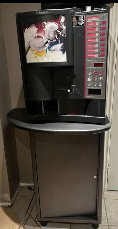 Saeco coffee vending machine, View more