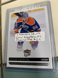 Oscar Klefbom RC Fleer Ultra #69 Oilers Showcase 305