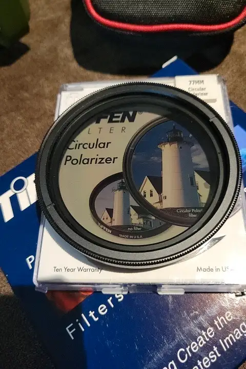 Tiffen 77VND 77MM VARIABLE ND FILTER and 77mm Circular Polarizer63005667885697123