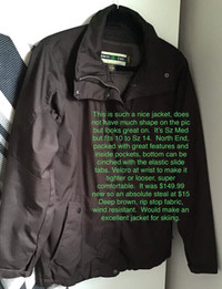 3 Season Jacket North End like new Sz M-L brown