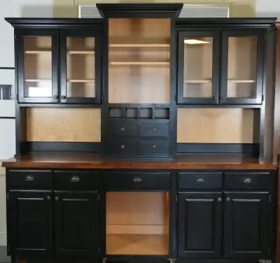 Large Buffet Hutch, Canadian-made, Mennonite made, Solid wood, View more