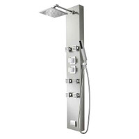 Pfister 51" stainless steel thermostatic shower panel 016-750SP