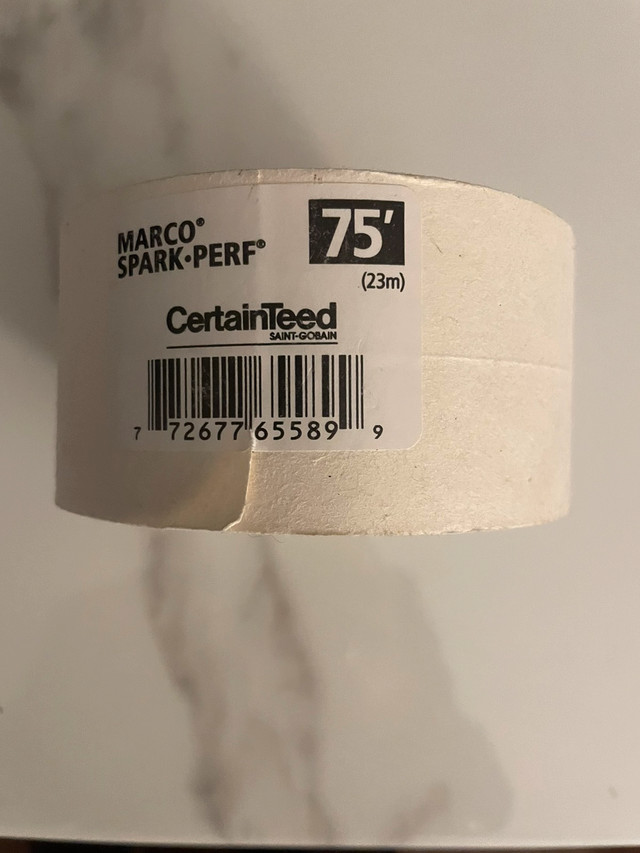 CertainTeed Marco Spark-Perf Drywall Joint Tape - 2 1/16-in x 75 in Floors & Walls in City of Toronto