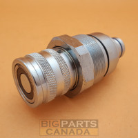 Female ½" Hydraulic Flat Face Quick Coupler, 7246802, for Bobcat