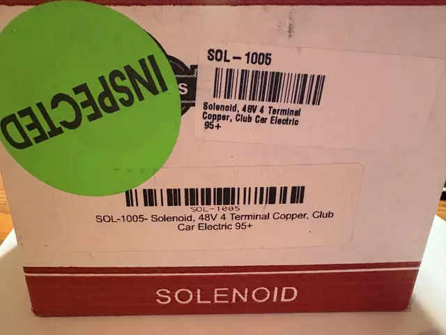 Club Car 48v 4 Terminal Solenoid in Other in Peterborough - Image 4